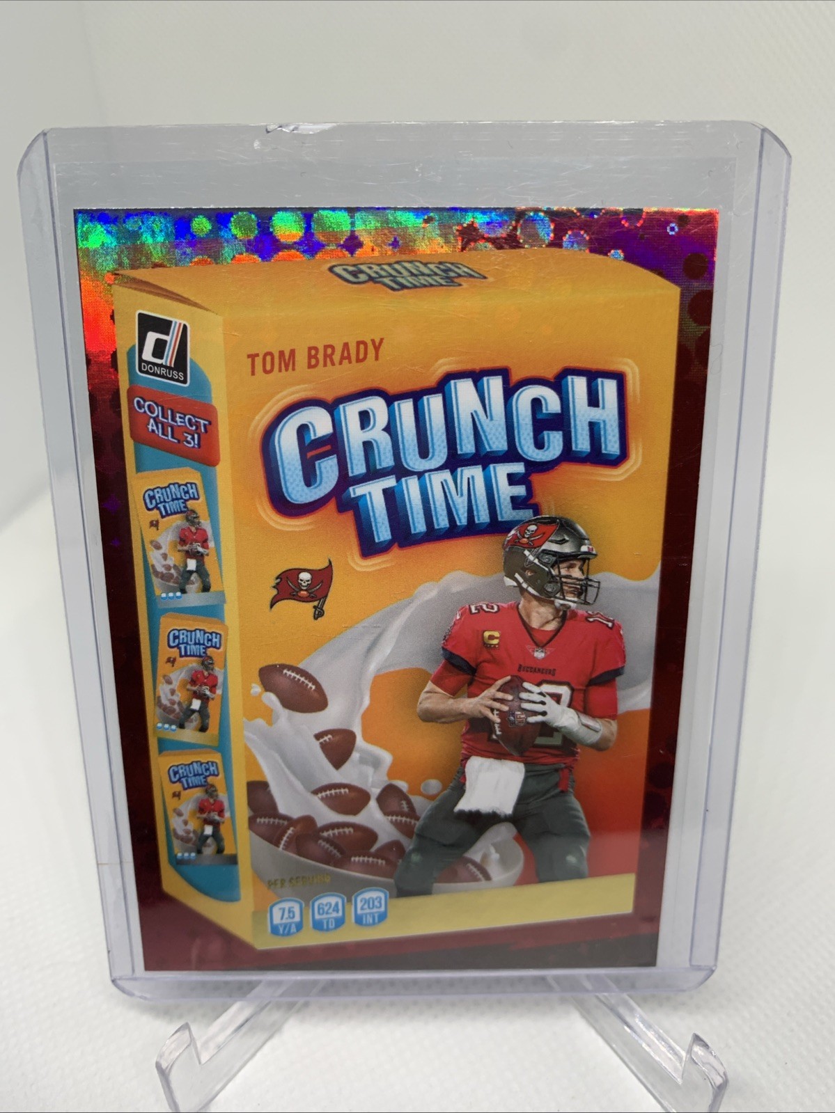 Panini 2022 Donruss - Crunch Time Insert Tom Brady Tampa Bay Buccaneers #CT-1