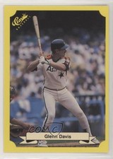 1987 Classic Update Yellow Travel Edition Green Back Glenn Davis #107 11pj