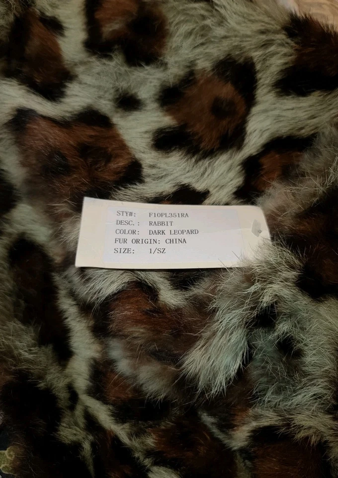 1 funda de almohada Adrienne Landau conejo piel real guepardo leopardo Foto 4 de 4