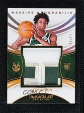 2024-25 Panini Immaculate Massive Memorabilia 14/25 AJ Johnson #MM-AJJ 9su