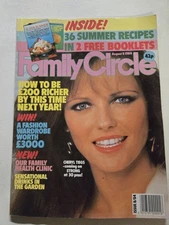 Family Circle Mag August 1984 Cheryl Tiegs Mary Berry Summer Recipes 80s Fashion