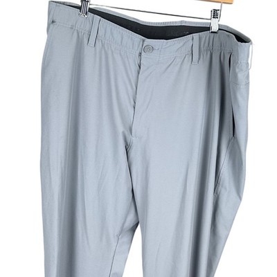 Under Armour Mens Golf Pants Grey HeatGear Performance Trousers 42/30
