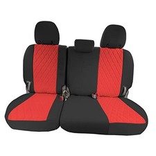 Custom Fit Car Seat Covers Specifically Made 3RD ROW 7-8 SEATER Red NEOPRENE