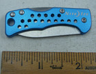 Nite Ize Blue Metal Anodized Mini Single Blade Locking Knife — photo 6