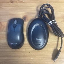 Microsoft Standard Wireless Optical Mouse X800127 Receiver X800685-103 Tested