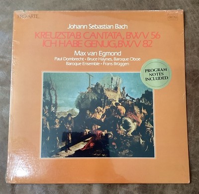 Bach- Kreuzstab Cantata- Max Vintage Edmond- Pro Arte 1022- Sealed New