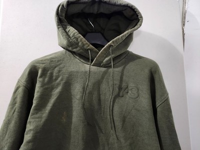 Adidas x Yohji Yamamoto Hoodie Mens L GRN Y-3 Classic Chest Logo