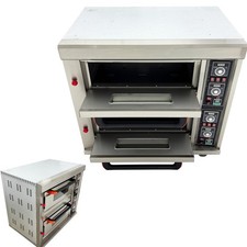 200W Movable Gas Heating Oven Pizza Baking Oven 20℃-400℃Temperature Control 220V
