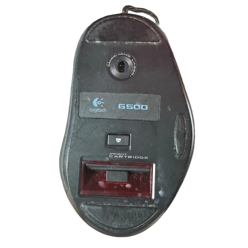 Mouse láser Logitech G500 (juegos, Paracord, patines de hielo Tiger) Foto 2 de 3