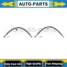 2X Front Brake Line Hose Sunsong For For Chevrolet Lumina APV 1992-1996