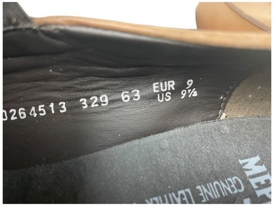 Mephisto Penny Loafers Men Size 11.5 US Air-Jet Brown Apron Toe **READ FLAWS Mephisto Penny Loafers Men Size 11.5 US Air-Jet Brown Apron  main image 4