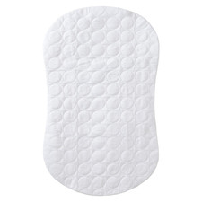 Bassinest Protective Waterproof Cover for Bassinet Pad, White