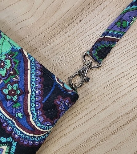 Vera Bradley Tote 2009 Blue Rhapsody Holiday Limited Edition Shoulder Bag 14X14 - Picture 8 of 13
