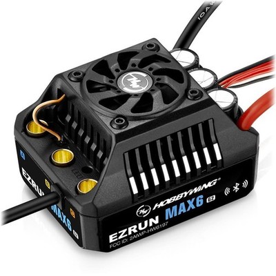Hobbywing Ezrun MAX6 G2 Regler 200 Amp, 3-8s LiPo, BEC 8A / HW30105100
