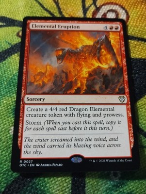 Elementarausbruch - OTC OTJ Commander - NM - Magic: The Gathering - MTG
