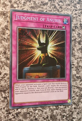 Yugioh DCR-EN105 Judgment of Anubis Secret Rare MINT | eBay