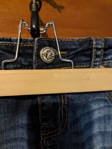 Hermosos pantalones vaqueros Grace In LA corte bota para mujer 28 azules ajustados de altura baja - Imagen 2 de 6