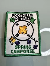 Patch Foothills District Spring Boyscout 
