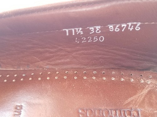 ALLEN EDMONDS Dalton Slip-On Loafer Walnut Tassel Kiltie Cap Toe 11.5 M - Picture 10 of 10