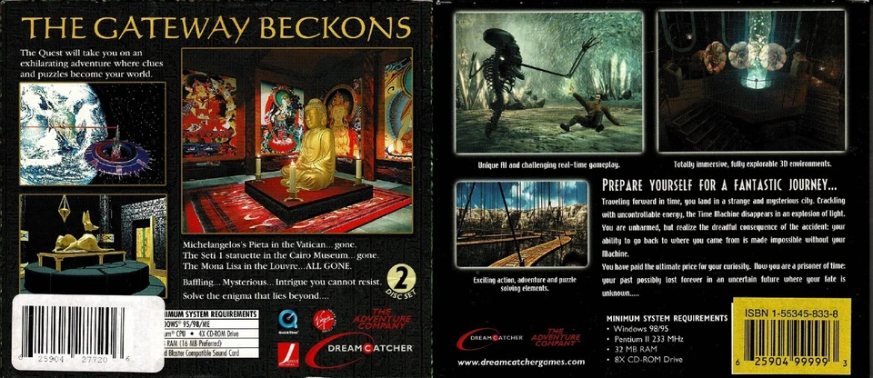 Beyond Time & The New Adventures of the Time Machine Pc New XP Great Adventures - Image 2 of 3