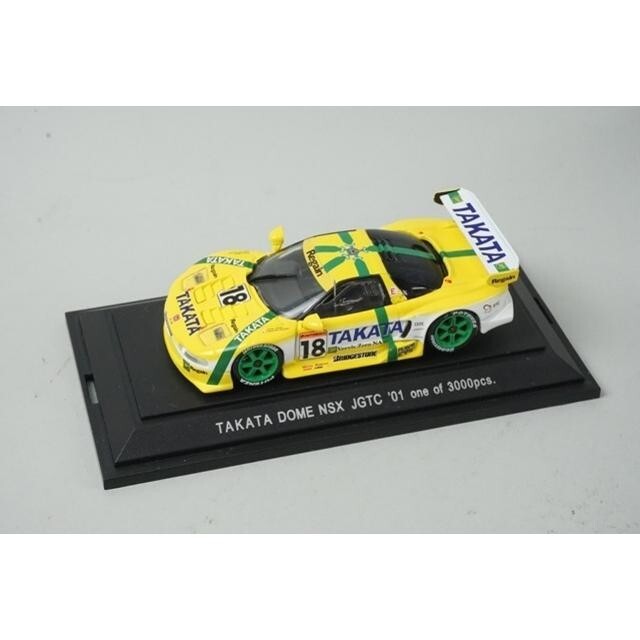 EBBRO 1:43 TAKATA DOME NSX グリーン EBBRO 43918 1:43 TAKATA DOME HONDA NSX 2007 SUPER GT 500 #18