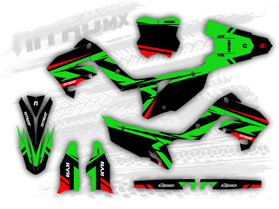 Graphics fit POLISPORT RESTYLE Kawasaki KX 125 250 2003 2004 2005 2006 2007 2008