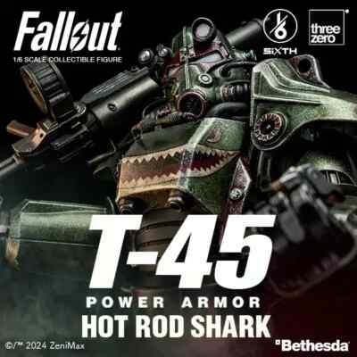 Fallout T-45 Hot Rod Shark Power Armor 1:6 Scale Action Figure (New) (In-Stock)