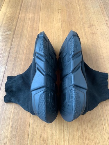 Balenciaga Athletic Shoes Men Speed Trainer Black High Cut Size 43 Made in Italy - Picture 6 of 9