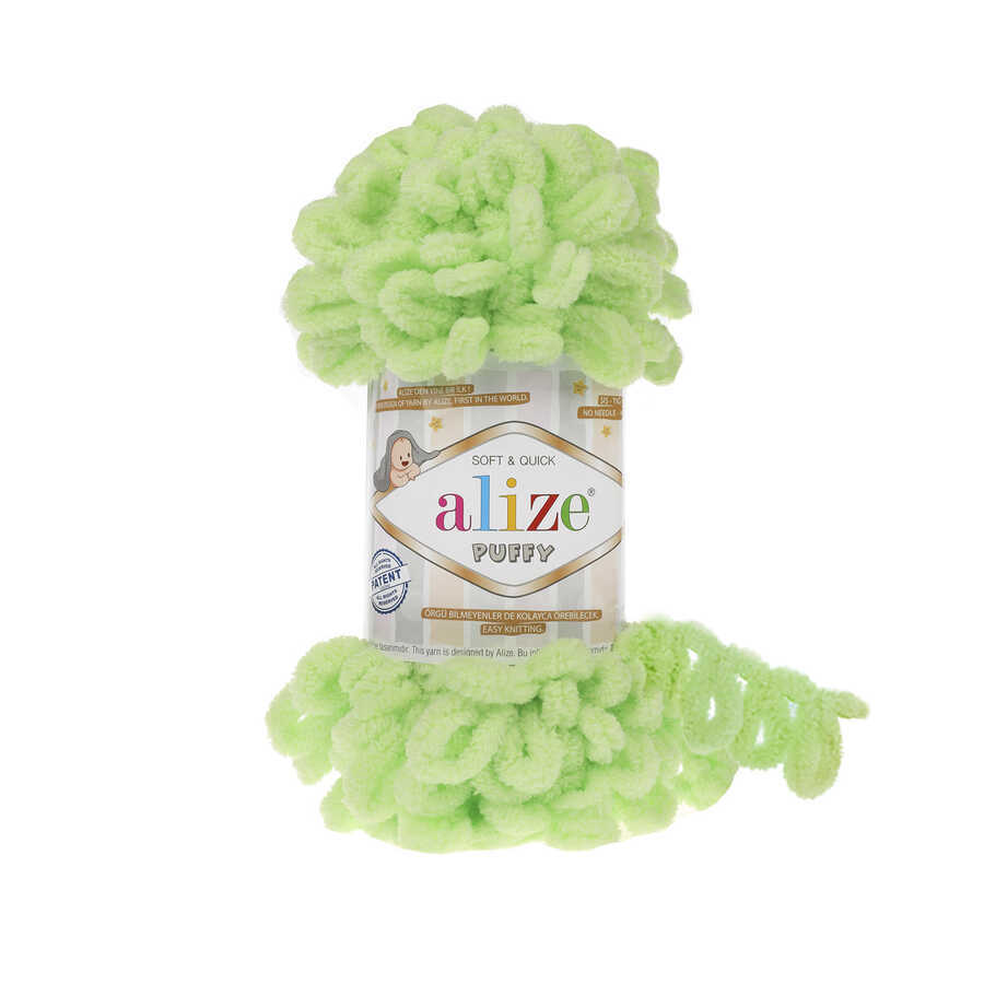 Alize Puffy,4 PIECE Blanket Yarn,Baby Yarn,Velvet Yarn,Bulky Yarn,Easy
