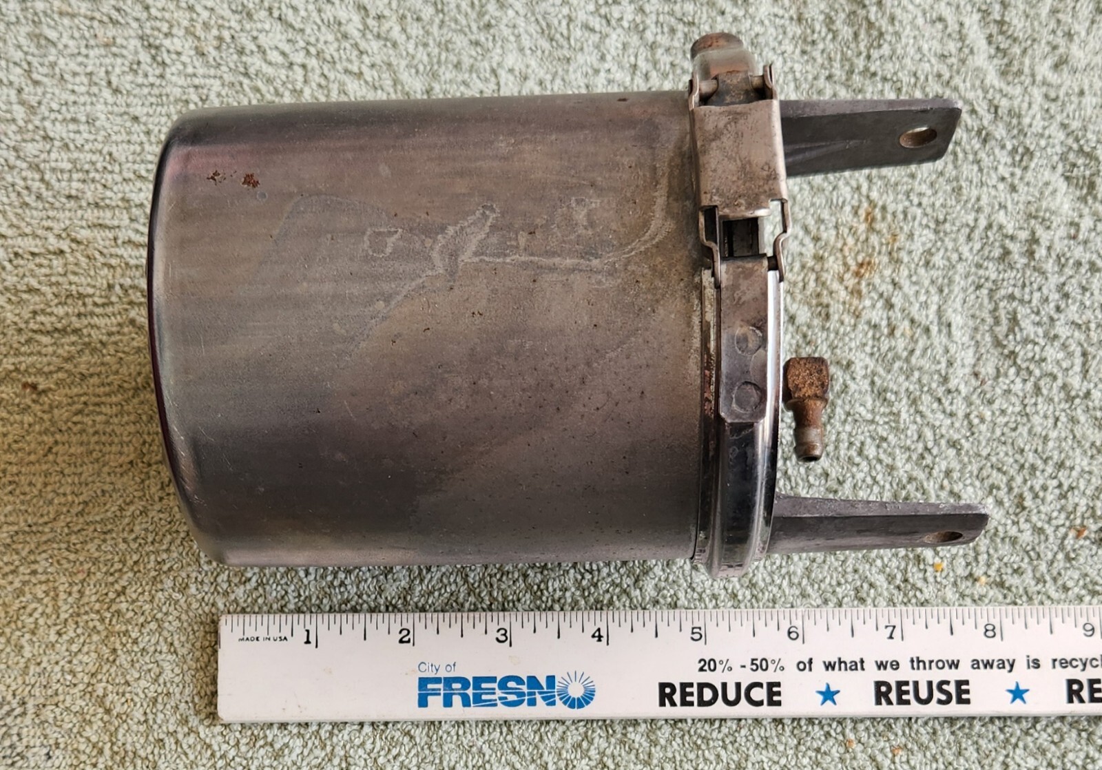 Vintage Frantz TP Toilet paper, Oil Filter Cleaner Hot Rod, Rat Rod