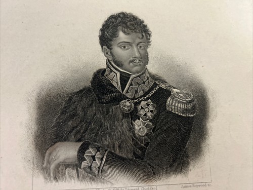 Pologne; Poniatowski, Joseph.generale Polonais/Napoléon 1834 - Picture 6 of 6