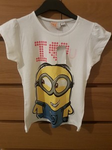 Official Minions Stuart Face Kid/'s T-Shirt