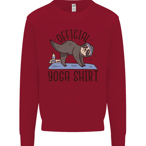 Funny Sloth Yoga Kids Sweatshirt Jumper - Picture 5 of 72