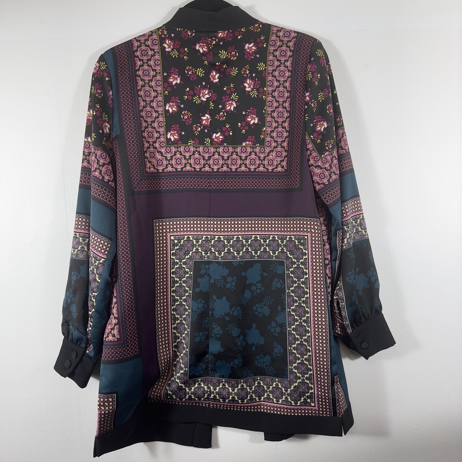 Chico’s Patchwork Open Front Jacket Cardigan  Siz… - image 13