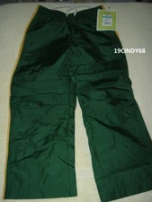 NEW 2008 CIRCO (TARGET) GREEN & GOLD LINED TRACK PANT 100% POLYESTER SIZE 4T