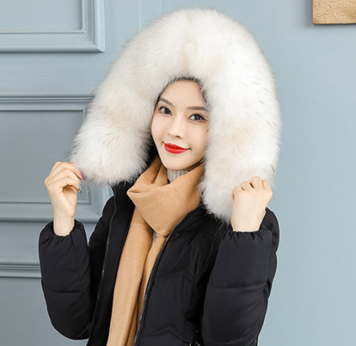 Women's Down Cotton Coats Hood Casual Mid Length Jacket Warm Party Slim Korean L - Picture 6 of 12