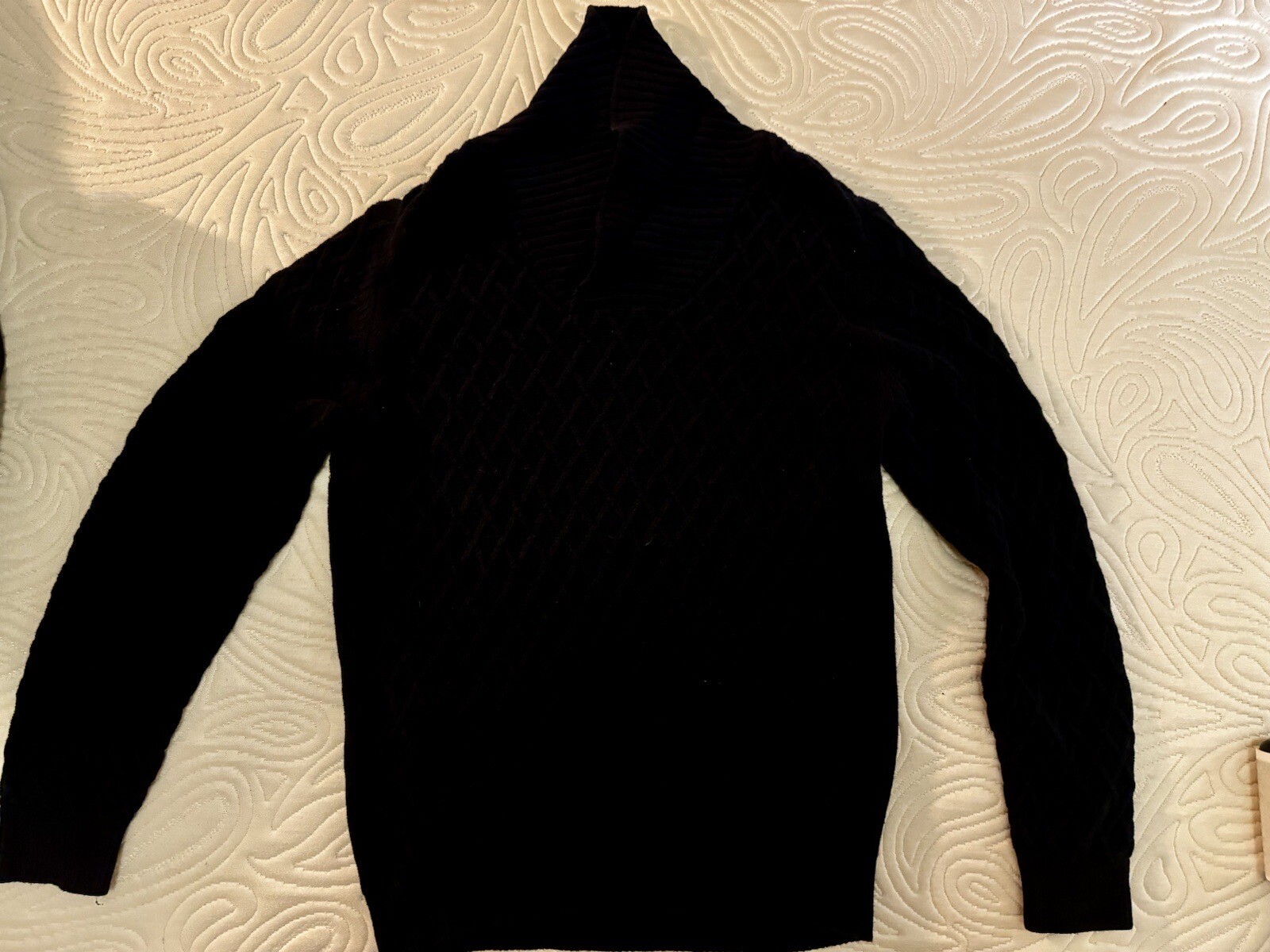 Massimo Dutti sweater collared pullover Mens size… - image 5