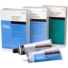 Kerr 60102 Permlastic Polysulfide Impression Material Light Body Base & Catalyst