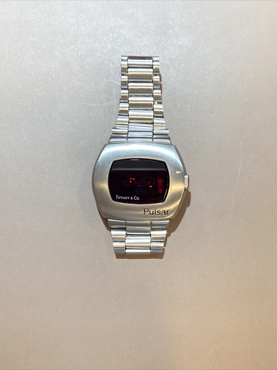 Tiffany and Co VINTAGE PULSAR Led Watch, Digital James Bond Time Computer ￼ | eBay