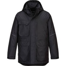 Portwest KX3 Mens Parka Jacket Black M
