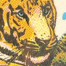 Vintage "Chipperfield Circus" Lion Pin Back Button 1" c1960's-70's