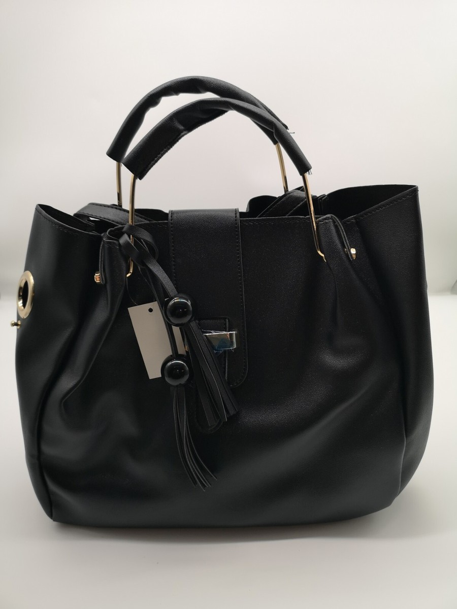 Set of Tote Bag With Handle Drop, Card Holder, Crossbody