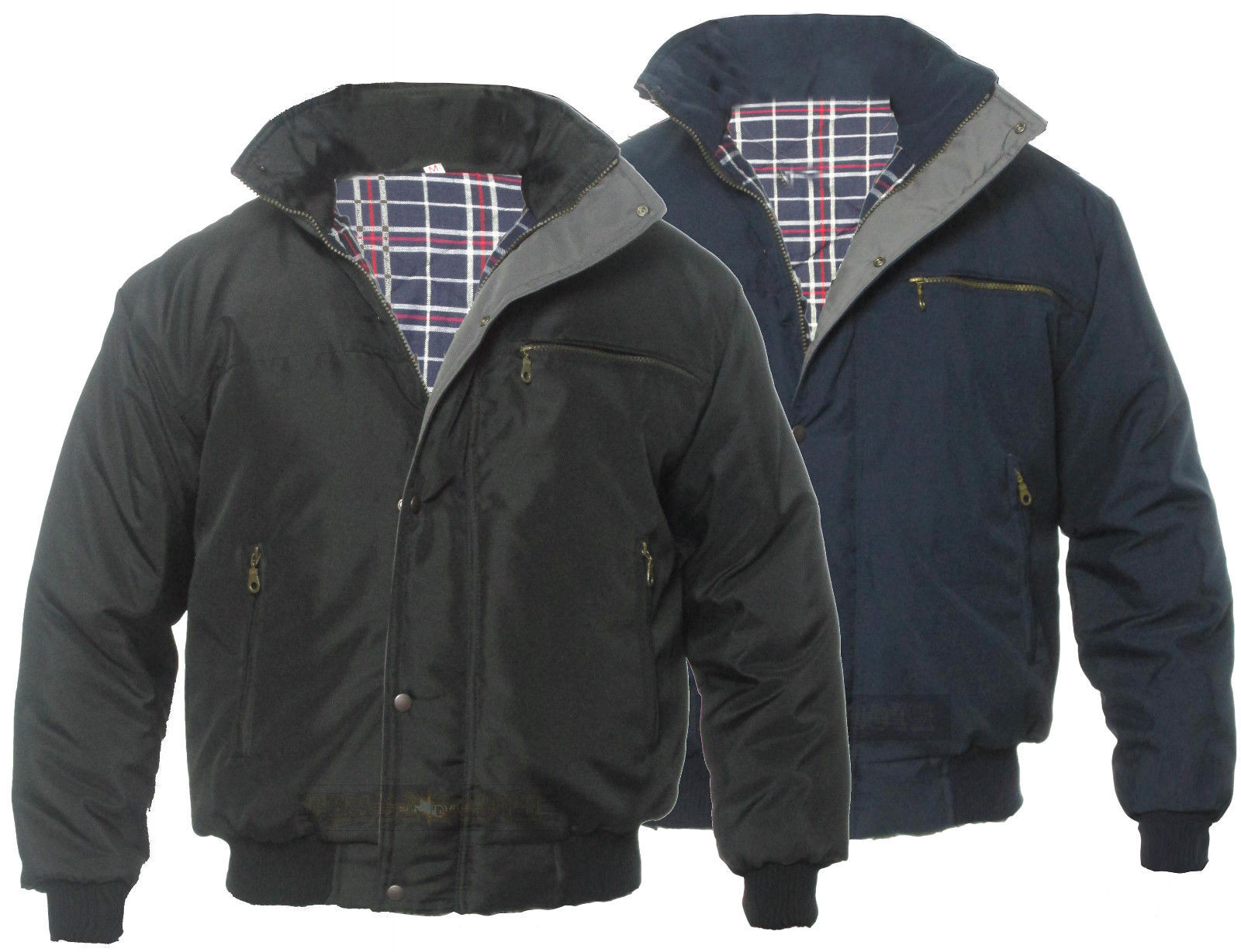 Mens Sky Diver Bomber Warm Padded Jacket eBay