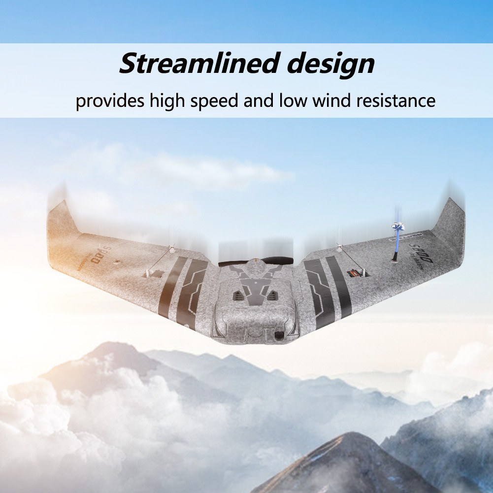 2 Types Reptile Harrier S800 Gris 820 mm apertura alare EPP FPV FLYING WING RC Aereo 2 Types Reptile Harrier S800 Gris 820 mm apertura alare EPP FPV FLYING WING RC Aereo