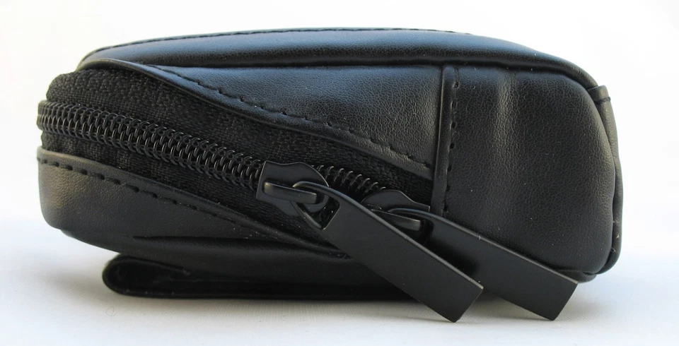 GENUINE FUJIFILM BLACK LEATHER LOOK PU SMALL DIGITAL COMPACT CAMERA CASE/POUCH - Изображение 4 из 4