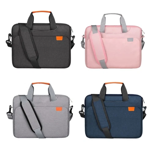 Shockproof Laptop Shoulder Bag Water Resistant Polyester for 13.3 to 17.3inch