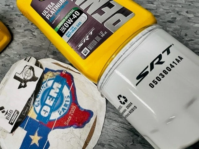 SRT OIL CHANGE KIT for 2011-2016 CHRYSLER DODGE 5.7L V8 CHALLENGER 300 CHARGER - Image 2 of 4