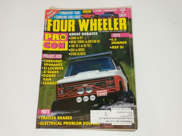 Four Wheeler Magazine 4x4 Off Road 1998 September Purgatory Trail Carolina Chall Four Wheeler Magazine 4x4 Off Road 1998 September Purgatory Trail Carolina Chall