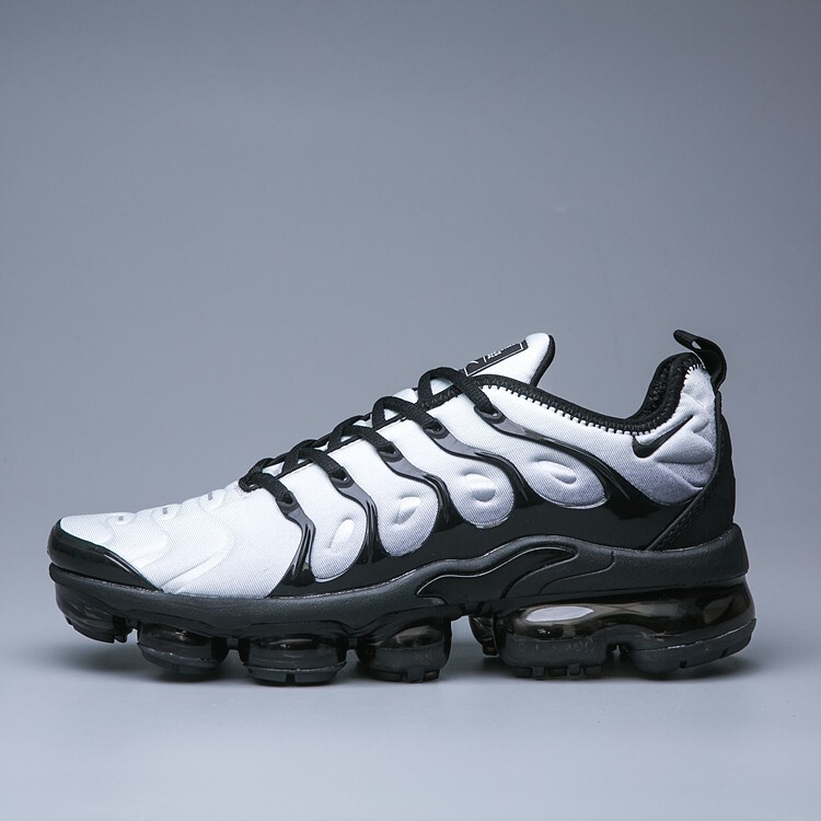 Nike Air VaporMax Plus Men's White Black Running Shoes for Men
