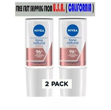 Nivea Desodorante Tono Natural Clinical 96h Roll-on Deodorant 2 PACK